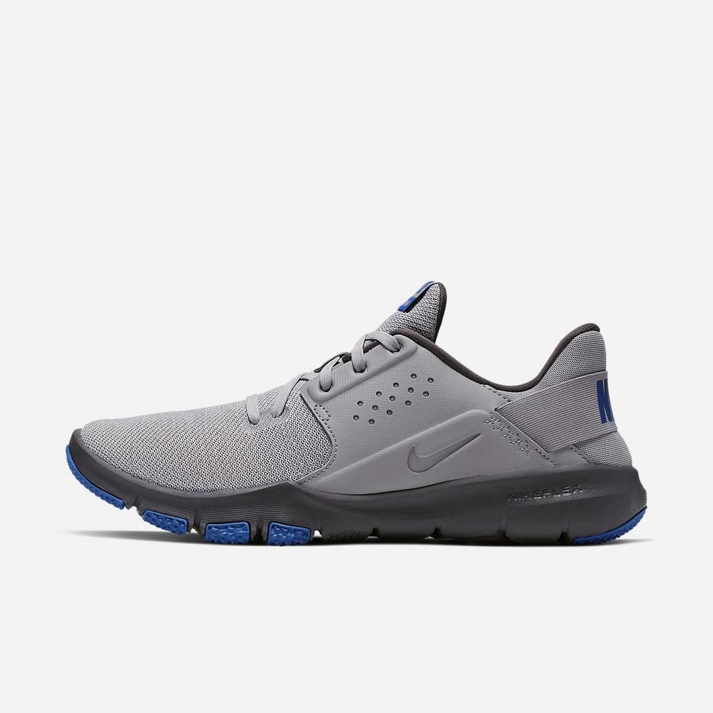 Chaussure De Fitness Nike Flex Control 3 Grise 2340-569 Atmosphere Grey/Vast Grey/Thunder Grey/Game Royal Homme | KIY-30516059